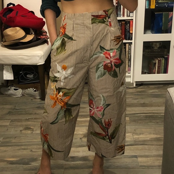 zara striped pom pom dress